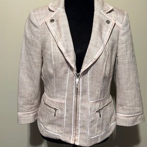 Linen - excellent condition - White House Black Market spring/summer blazer